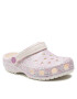 Crocs Natikači Classic Glitter Clog K 206993 Bela - Pepit.si