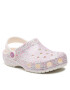 Crocs Natikači Classic Glitter Clog K 206993 Bela - Pepit.si