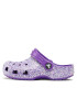 Crocs Natikači Classic Glitter Clog K 206993 Vijolična - Pepit.si