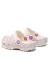 Crocs Natikači Classic Glitter Clog T 206992 Bela - Pepit.si