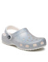 Crocs Natikači Classic Glitter II Clog 207551 Srebrna - Pepit.si