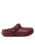 Crocs Natikači Classic Lined Clog 203591 Bordo rdeča - Pepit.si