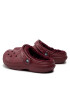 Crocs Natikači Classic Lined Clog 203591 Bordo rdeča - Pepit.si