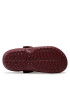 Crocs Natikači Classic Lined Clog 203591 Bordo rdeča - Pepit.si