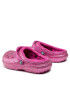 Crocs Natikači Classic Lined Glitter Clog K 207462 Roza - Pepit.si