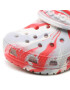 Crocs Natikači Classic Marbled Clog T 206838 Bela - Pepit.si