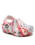 Crocs Natikači Classic Marbled Clog T 206838 Bela - Pepit.si