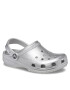 Crocs Natikači Classic Metallic Clog T 209198 Srebrna - Pepit.si