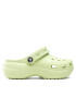 Crocs Natikači Classic Platform Clog 206750 Zelena - Pepit.si