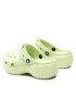 Crocs Natikači Classic Platform Clog 206750 Zelena - Pepit.si