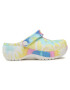 Crocs Natikači Classic Platform Tie Dye Graph Clgw 207151 Bela - Pepit.si