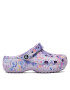 Crocs Natikači Classic Platform Tie Dye Graph Clgw 207151 Vijolična - Pepit.si