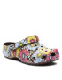 Crocs Natikači Classic Retro Floral Clog 208954 Bordo rdeča - Pepit.si