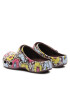 Crocs Natikači Classic Retro Floral Clog 208954 Bordo rdeča - Pepit.si