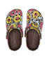 Crocs Natikači Classic Retro Floral Clog 208954 Bordo rdeča - Pepit.si