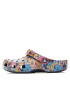 Crocs Natikači Classic Retro Floral Clog 208954 Mornarsko modra - Pepit.si