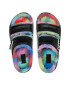 Crocs Natikači Classiccozzzy Spraydyesandal 208046 Črna - Pepit.si