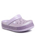 Crocs Natikači Crocband Glitter Clog K 205936 Vijolična - Pepit.si