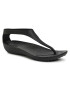 Crocs Sandali Serena Flip W 205468 Črna - Pepit.si