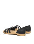 Crocs Sandali Tulum Open Flat W 206109 Črna - Pepit.si