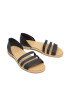 Crocs Sandali Tulum Open Flat W 206109 Črna - Pepit.si