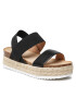 DeeZee Espadrile WS17059-09 Črna - Pepit.si