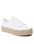 DeeZee Espadrile WS19130-3 Bela - Pepit.si