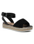 DeeZee Espadrile WS210402-01 Črna - Pepit.si