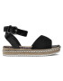 DeeZee Espadrile WS210402-01 Črna - Pepit.si