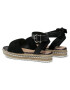 DeeZee Espadrile WS210402-01 Črna - Pepit.si