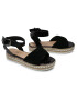 DeeZee Espadrile WS210402-01 Črna - Pepit.si