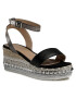 DeeZee Espadrile WS210418-01 Črna - Pepit.si