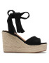 DeeZee Espadrile WSS20346-01 Črna - Pepit.si