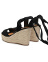 DeeZee Espadrile WSS20346-01 Črna - Pepit.si