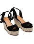 DeeZee Espadrile WSS20346-01 Črna - Pepit.si