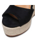 DeeZee Espadrile WSS20346-01 Črna - Pepit.si