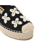 DeeZee Espadrile WSS20391-01 Črna - Pepit.si