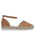 DeeZee Espadrile WSS899-02 Rjava - Pepit.si