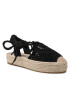 DeeZee Espadrile WSS990-116 Črna - Pepit.si