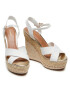 DeeZee Espadrile WYL2489-1 Bela - Pepit.si