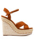 DeeZee Espadrile WYL2489-1 Rjava - Pepit.si