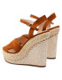 DeeZee Espadrile WYL2489-1 Rjava - Pepit.si