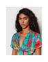 Desigual Bluza Amaranta 22SWMW14 Zelena Relaxed Fit - Pepit.si