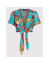 Desigual Bluza Amaranta 22SWMW14 Zelena Relaxed Fit - Pepit.si