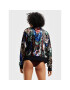 Desigual Bomber jakna Sequin 22WWEWB8 Pisana Regular Fit - Pepit.si