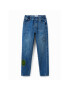 Desigual Jeans hlače 23SBDD02 Modra Regular Fit - Pepit.si