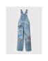 Desigual Jeans hlače z naramnicami THE POWERPUFF GIRLS Supernenas 22WGDD03 Modra Regular Fit - Pepit.si