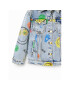 Desigual Jeans jakna 23SGED03 Modra Oversize - Pepit.si