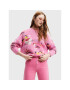 Desigual Pulover PINK PANTHER 22WWJF59 Roza Oversize - Pepit.si