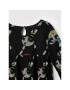 Desigual Vsakodnevna obleka THE POWERPUFF GIRLS 22WGVK18 Črna Relaxed Fit - Pepit.si